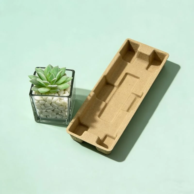 Recycled Pulp Stackable Paper Tray Manufacturer in China high quality